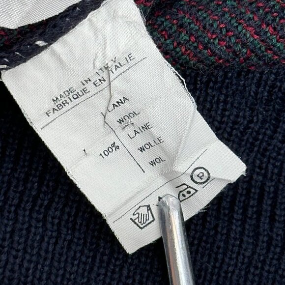 Valentino Unisex Vintage sweater 100% LANA wool - Picture 10 of 11